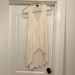 Anthropologie Oversized V-Neck Blouse